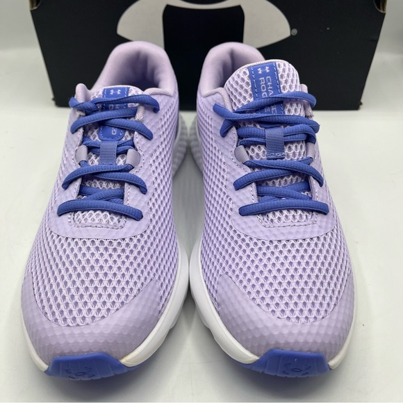 Under ArmourCharged Rogue Youth 3 (Big Kid) Purple Violet New In Box - Picture 2 of 14